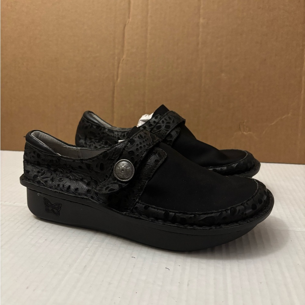 Alegria Women Shoe Dena Size 37 (7-7.5) Black Dream Fit Loafer